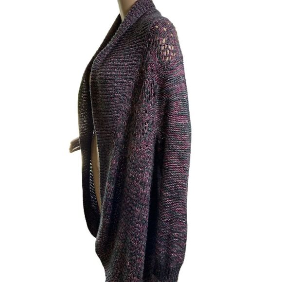 Torrid Womens Marled Open Front Shawl Collar Knit Cardigan Sweater Size Large - Picture 11 of 14